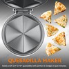 Baker's Friend Electric Quesadilla Maker with Extra Stuffing Design, 9.5