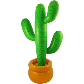 Henbrandt Inflatable Cartoon Cactus Wild West Mexican Fancy Dress Party Prop - Ideal for Wild West/Mexican/Cowboy themed Parties.