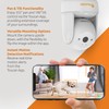 TOUCAN SEEK Pan/Tilt Smart Home Security Camera, Baby Monitor, Pet