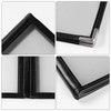 Eigell Menu Folder, Menu Book Holders, Double Panels Transparent Menu