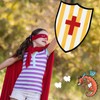 Motionchic 12 Sets DIY Shield Kit for Kids 15.8"x22.8" Cardboard