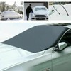 Magnetic Car Sun Shade Cover with Flap and Safety Strap