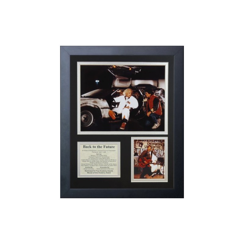 Legends Never Die "Back to The Future Framed Photo Collage,