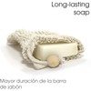 Vital Green Bolsa Jabonera de Sisal, Exfoliante, 14x9cm, 20pz