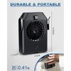 Portable Fan 10000mAh Rechargeable, Mini Waist Fan With Max 24H