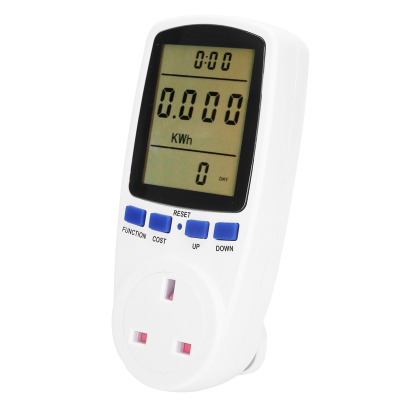 Power Metering Socket Electricity Usage Monitor Voltage Current Meter with