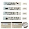 Credit Card Security Seal No Residue Serial Numbered Large and