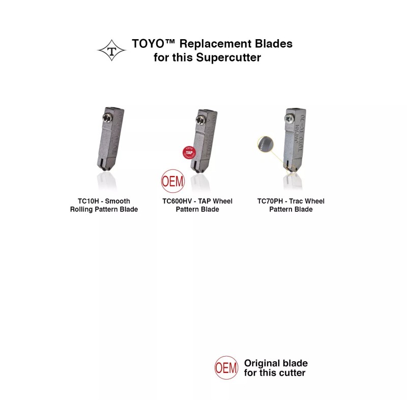 TOYO™ Glass Cutter Thomas Grip Supercutter® [TC-9PR] - PATTERN BLADE