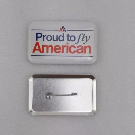 American Airlines, "Proud To FLY American" vintage post-9/11 pin, NEW & Unused