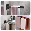 Bathroom Double Towel Rail Wall Mounted, No Drilling Wall Mounted