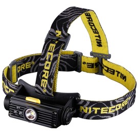 Combo: Nitecore HC90 Rechargeable XM-L2 LED Headlamp w/USB Car & Wall Adaptors