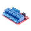 Hailege 2pcs 24V 4 Channel Relay Module OPTO Insulated Support