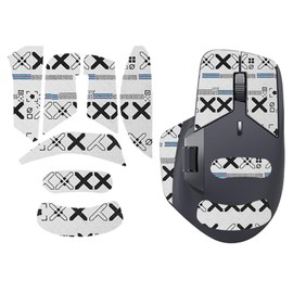 YANMONGI Mouse Grip Tape Full Coverage for Rapoo MT760 Wireless Gaming Mouse,Self-Adhesive PreCut Sweat-Resistant Professional Mice Upgrade Kit - White