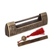 Chinese Antique Lock Retro Spacing 9cm/3.5in Classic Pattern Brass Horizontal