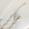 TseenYi Boho Tiny Crystal Beads Bracelet Gold Hand Chain Elegant