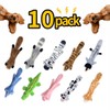 HNPOLIS 10 PCS Premium Squeaky Dog Crinkle Toys, Animal Plush/Chew