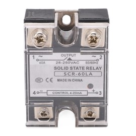 Solid State Relay 4‑20mA Input 28‑250VAC Output SSR Module Stepless Voltage Regulator
