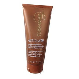 Terramar Acondicionador Matizador para Cabello Cobrizo, con Aminoácidos y Extractos de Albaricoque y Lino, 200 g
