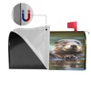 NEZIH Otters Print Mailbox Cover Spring Magnetic Wraps Mailbox Post