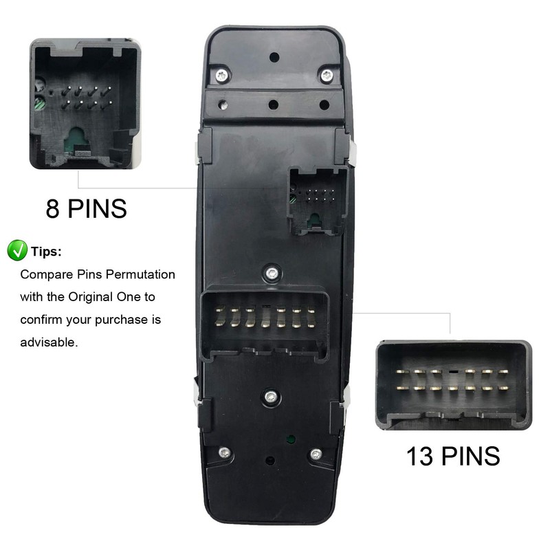 ORIGINSUN 4602632AH - Interruptor maestro de ventana para Dodge Journey