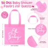 Sweetude 50 Pcs Baby Shower Non Woven Gift Bags Bulk