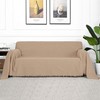 MYSKY HOME Couch Cover Sand Sofa Covers for 2 Cushion