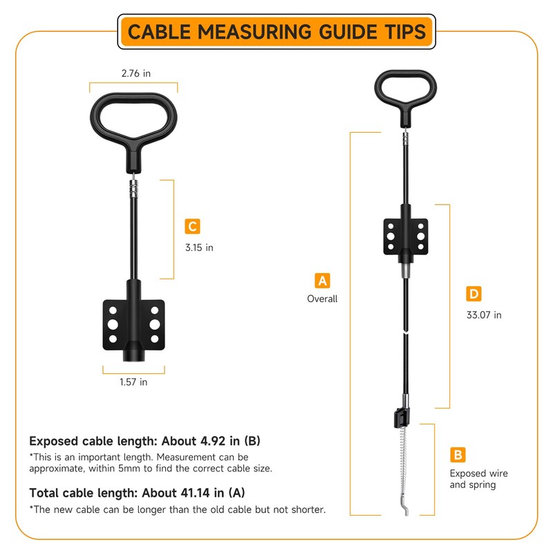 Sofa Recliner Parts Pull Cable Replacement, D-Ring Release Pull Handle
