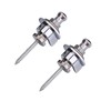 2Pcs Guitar Strap Lock Metal Button Strap Lock Straplocks Strap