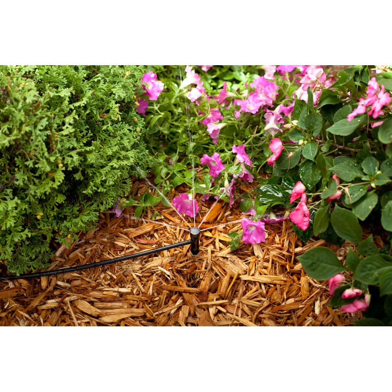 Rain Bird MBH4PKS Drip Irrigation Micro-Bubbler on Stake, 180° Half