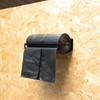 MegaMaxx UK Wall Mounted Bin Bag Holder – Black Steel