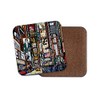 1 x New York Pop Art Coaster - Times Square