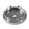 Micro Trader Universal Alloy Wheels Centre Hub Caps, 60mm, Silver,