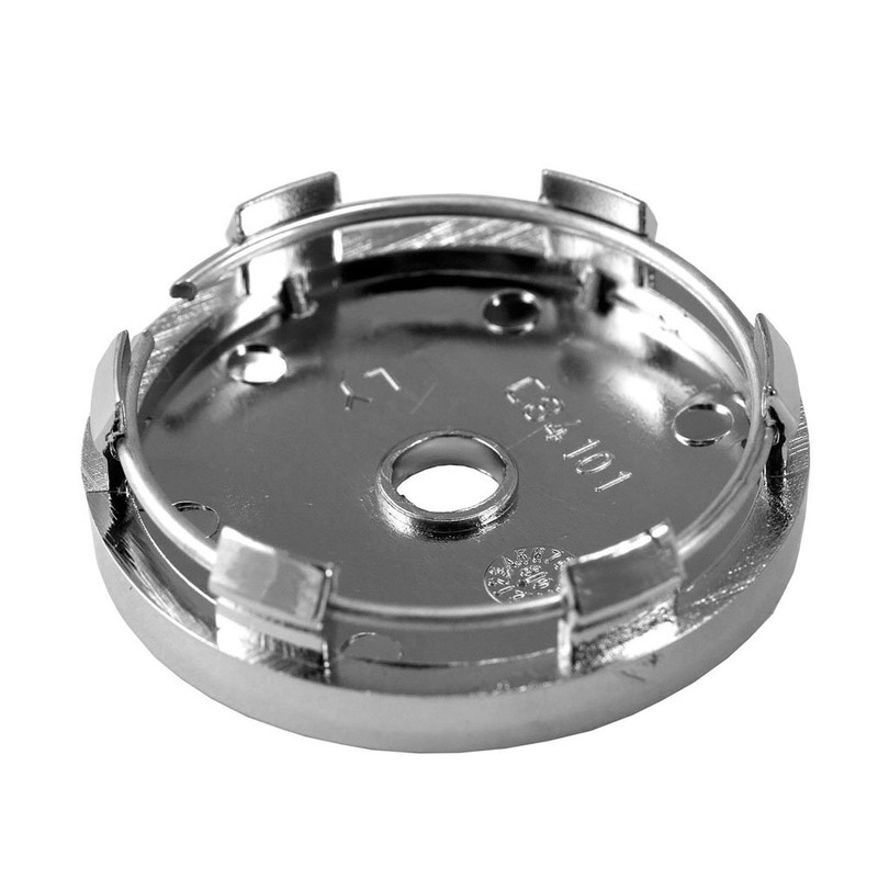 Micro Trader Universal Alloy Wheels Centre Hub Caps, 60mm, Silver,