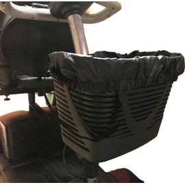 Harrington Marley Mobility Scooter Waterproof Fitted Front Basket Bag Liner Black Polyester - Keep Items Dry and Safe