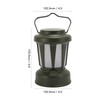 Camping Lantern Rechargeable High Brightness Portable Retro Tent Light with