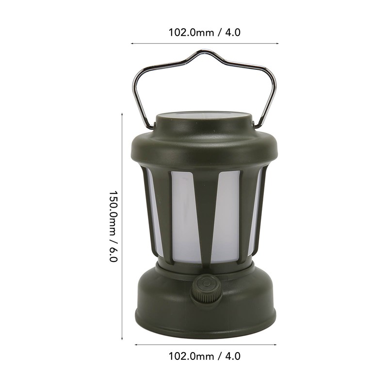 Camping Lantern Rechargeable High Brightness Portable Retro Tent Light with