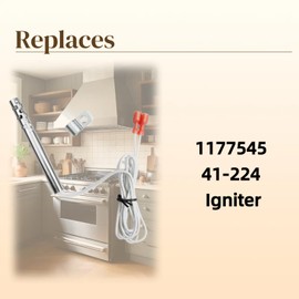 1183200 Hot Surface Ignitor Replacement for 1177545 41-224 24 Volt Hot Surface Igniter Fit for Southbend Range Round Hot Surface Igniter Partial Series Equipment BGS CG GB GS SLGB STRG