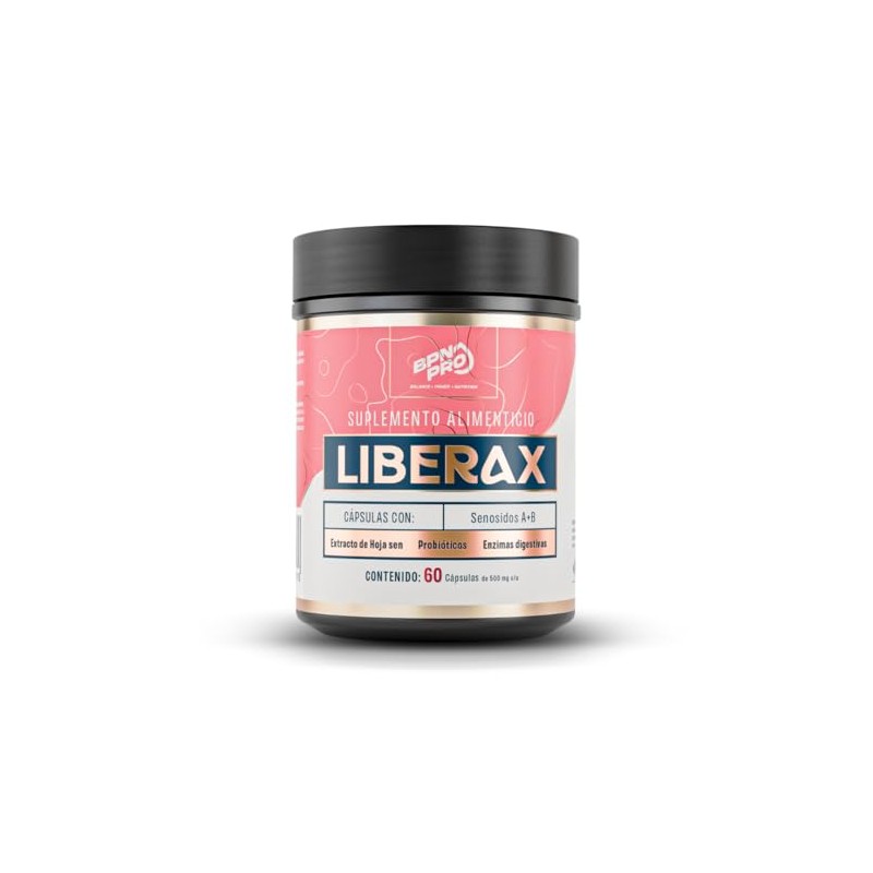 BPN PRO Liberax | Suplemento Digestivo con Fibra, Probióticos y