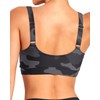 Tempt Me Women Sports Bra Bikini Tops Scoop Neck Bathing