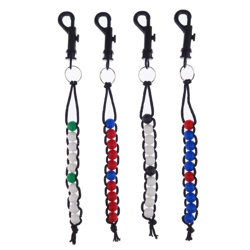 Zelerdo 6 Pack Golf Beads Count Stroke Score Counter (6