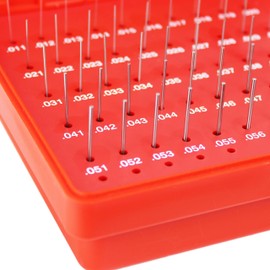 HFS(R) Minus Steel Pin Gage Set with Case 50pcs (0.011-0.060")