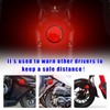Dickno 2 PCS M6 x 1.0 Motorcycle Reflectors, Plastic Screw