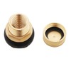 Carvedexquisitely Brass Tank Bulkhead Fitting With Plug,Double 1/2" Female NPT