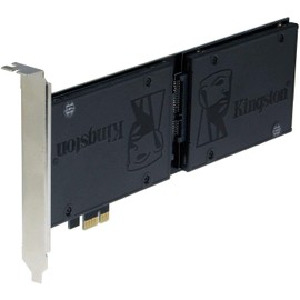 Sedna PCI Express (PCIe) Dual 2.5 Inch SATA III (6G) SSD Adapter - Extended Single Side SSD Version (Built-in Power Circuit, No SATA Power Connector, Ideal for Mac)
