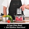 Kitchen in the box Food Processors,400W All-Copper Motor Meat Grinder