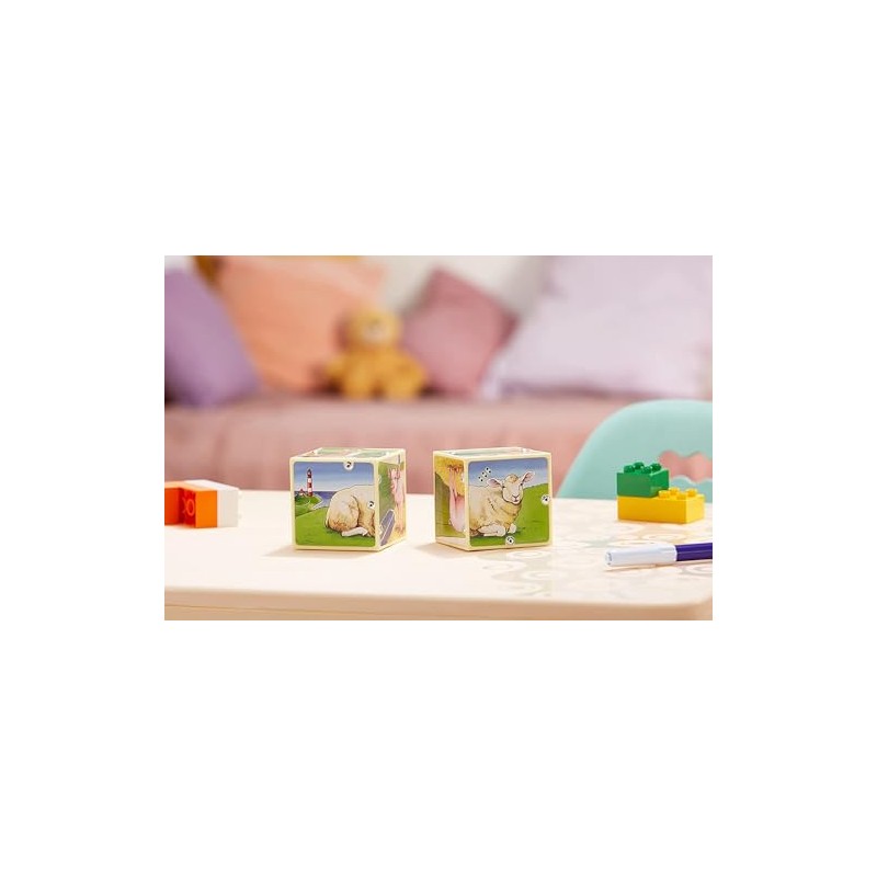 Kosmos 697365 - Sound Cube Farmyard, Children's Game, Single