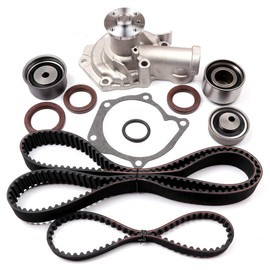 SCITOO Timing Belt Kit ITM313 WP6025 Timing Belt Water Pump Kit 2001-2004 for Hyundai Santa Fe 1999-2005 for Hyundai Sonata