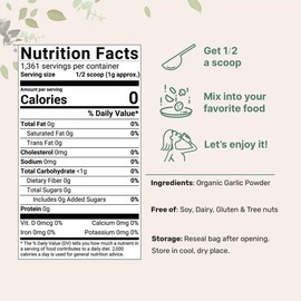 Micro Ingredients Organic Garlic Powder-3lb