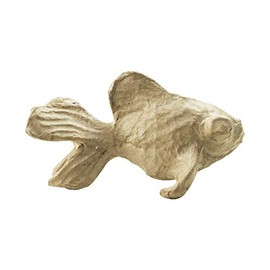 Decopatch Paper-Mache Figurine, 4.5", Tropical Fish