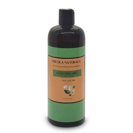 Avocado Oil -100% Pure and Natural, Cold-Pressed and Unrefined 16oz/ 473 ml Ideal for Skin, Hair, Massage and DIY Projects by Oreola Naturals